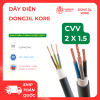 DÂY ĐIỆN DONG JIL KORE - CV 2x1.5 CU/PVC/PVC