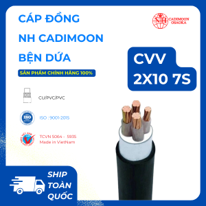 Cáp Đồng CVV 2x10 ( 7 Sợi - Cáp Treo Bện Dứa ) NH-CADIMOON