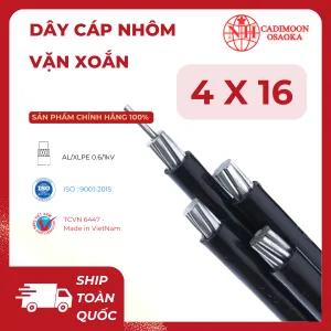 Cáp Nhôm Vặn Xoắn ABC 4x16mm²