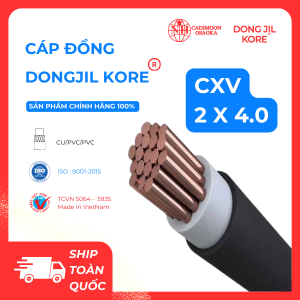 CÁP ĐỒNG DONG JIL KORE - CXV 2x4 CU/XLPE/PVC