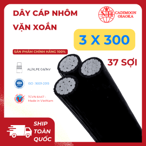 Cáp Nhôm Vặn Xoắn ABC 3x300mm²
