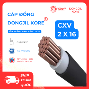 CÁP ĐỒNG DONG JIL KORE - CXV 2x16 CU/XLPE/PVC