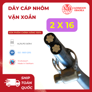 Cáp Nhôm Vặn Xoắn ABC 2x16mm²