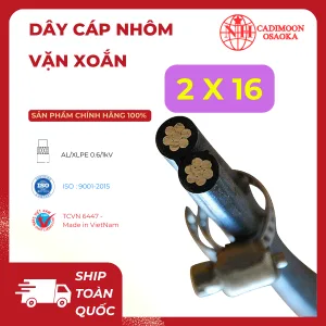 Cáp Nhôm Vặn Xoắn ABC 2x16mm²
