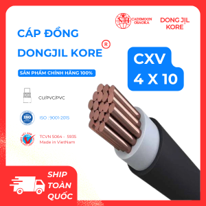 CÁP ĐỒNG DONG JIL KORE - CXV 4x10 CU/XLPE/PVC