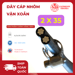 Cáp Nhôm Vặn Xoắn ABC 2x35mm²