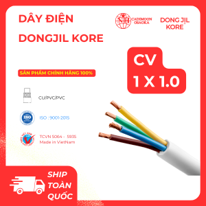 DÂY ĐIỆN DONG JIL KORE - CV 1x1.0 CU/PVC