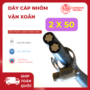 Cáp Nhôm Vặn Xoắn ABC 2x50mm²