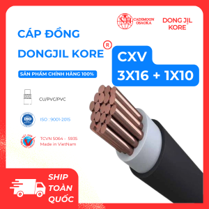 CÁP ĐỒNG DONG JIL KORE - CXV 3x16+1x10CU/XLPE/PVC