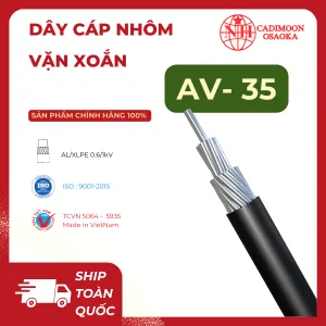 Cáp nhôm AV 1x35mm vặn xoắn XLPE 0.6kV