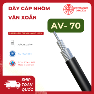 Cáp Nhôm Vặn Xoắn AV 1x70mm²