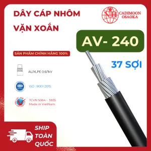 Cáp Nhôm Vặn Xoắn AV 1x240mm²