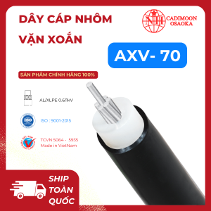 Cáp Nhôm Vặn Xoắn AXV 1x70mm²
