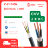 DÂY ĐIỆN DONG JIL KORE - CV 2x0.5 CU/PVC/PVC