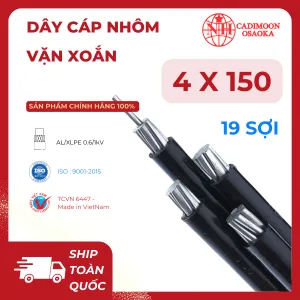 Cáp Nhôm Vặn Xoắn ABC 4x150mm²