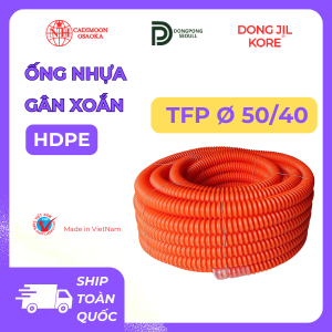 Ống Nhựa Xoắn HDPE TFP Phi 50/40 (Ø50/40)