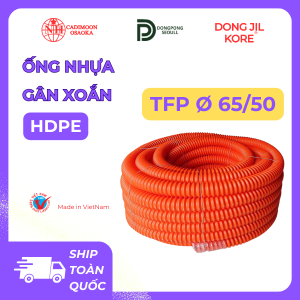 Ống Nhựa Xoắn HDPE TFP Phi 65/50 (Ø65/50)