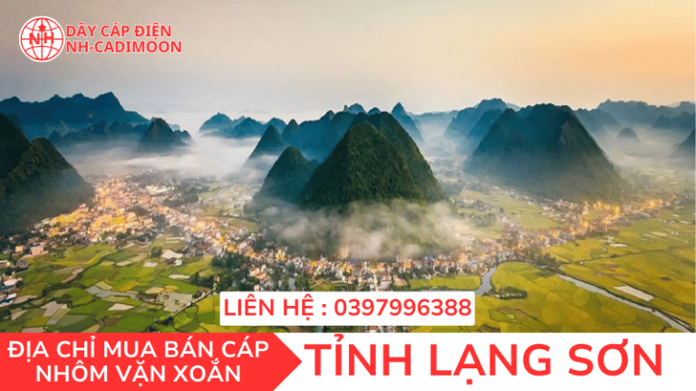 CÁP NHÔM VẶN XOẮN TẠI TỈNH LẠNG SƠN