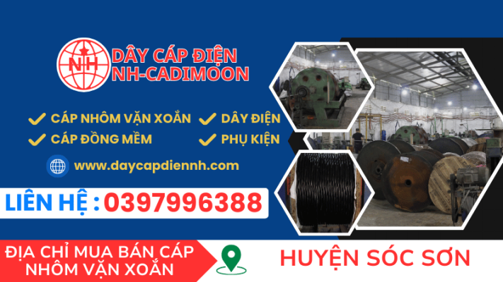 CÁP NHÔM VẶN XOẮN SÓC SƠN 