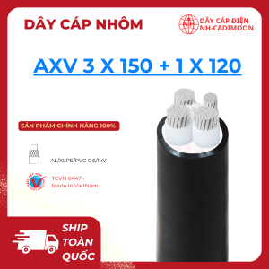 Dây Cáp Nhôm AXV 3 x 150 + 1 x 120