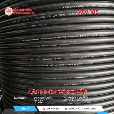 cáp nhôm axv 185 3