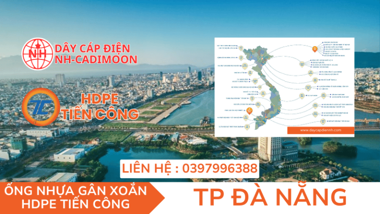 ỐNG NHỰA GÂN XOẮN HDPE TIẾN CÔNG TẠI THÀNH PHỐ ĐÀ NẴNG