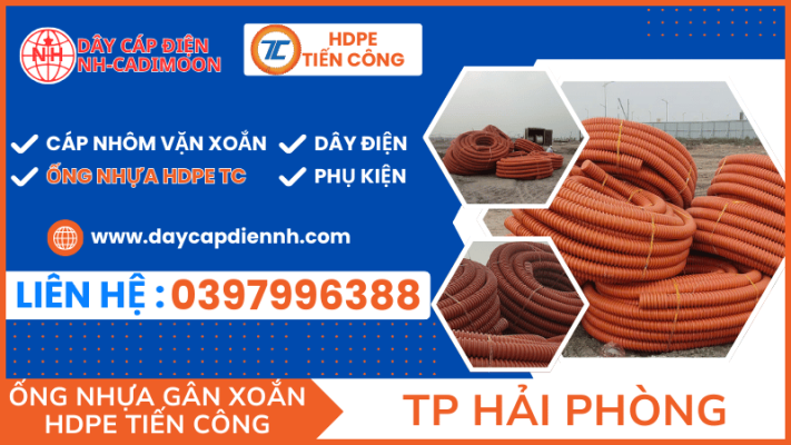 ỐNG NHỰA GÂN XOẮN HDPE TIẾN CÔNG TẠI THÀNH PHỐ HẢI PHÒNG (2)