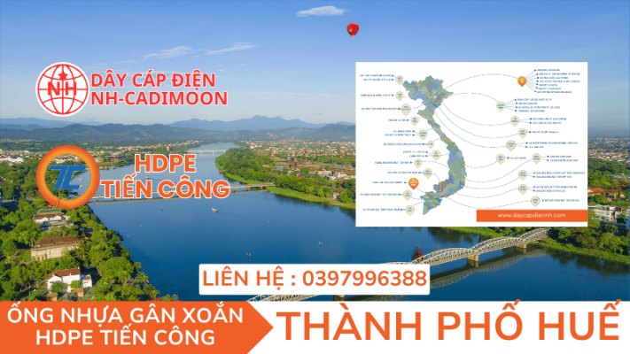 ỐNG NHỰA GÂN XOẮN HDPE TIẾN CÔNG TẠI THÀNH PHỐ HUẾ