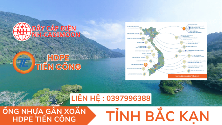ỐNG NHỰA GÂN XOẮN HDPE TIẾN CÔNG TẠI TỈNH BẮC KẠN