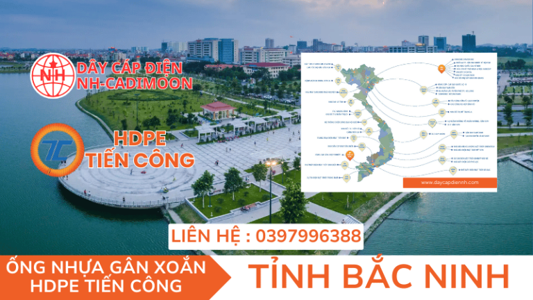 ỐNG NHỰA GÂN XOẮN HDPE TIẾN CÔNG TẠI TỈNH BẮC NINH
