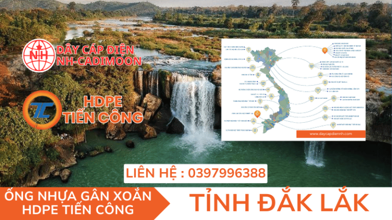ỐNG NHỰA GÂN XOẮN HDPE TIẾN CÔNG TẠI TỈNH ĐẮK LẮK