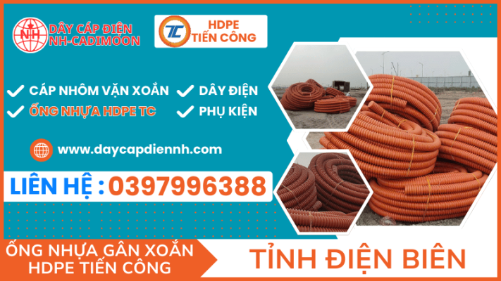 ỐNG NHỰA GÂN XOẮN HDPE TIẾN CÔNG TẠI TỈNH ĐIỆN BIÊN (2)
