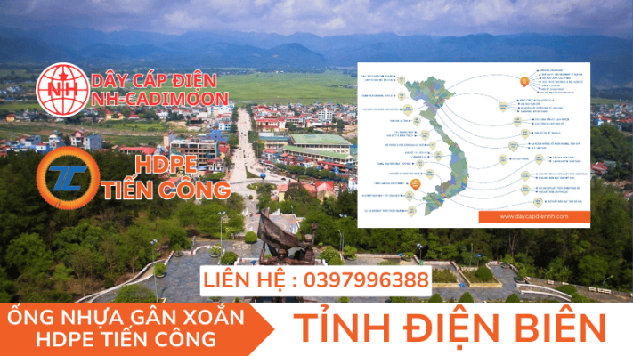 ỐNG NHỰA GÂN XOẮN HDPE TIẾN CÔNG TẠI TỈNH ĐIỆN BIÊN