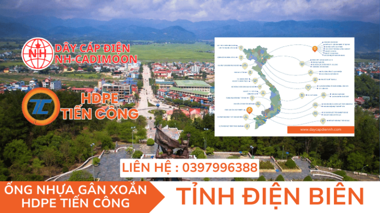ỐNG NHỰA GÂN XOẮN HDPE TIẾN CÔNG TẠI TỈNH ĐIỆN BIÊN