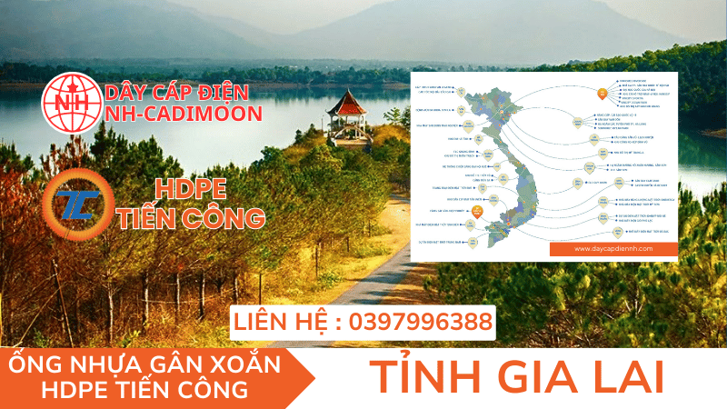 ỐNG NHỰA GÂN XOẮN HDPE TIẾN CÔNG TẠI TỈNH GIA LAI