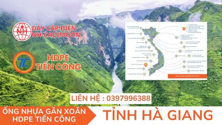 ỐNG NHỰA GÂN XOẮN HDPE TIẾN CÔNG TẠI TỈNH HÀ GIANG