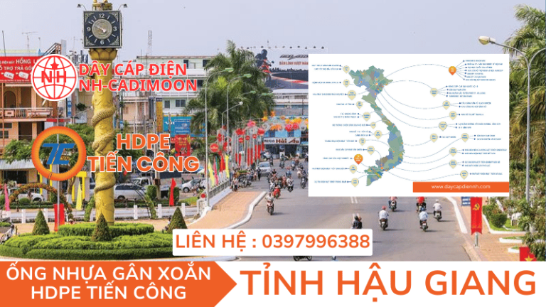 ỐNG NHỰA GÂN XOẮN HDPE TIẾN CÔNG TẠI TỈNH HẬU GIANG