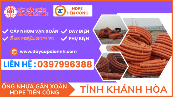 ỐNG NHỰA GÂN XOẮN HDPE TIẾN CÔNG TẠI TỈNH KHÁNH HÒA (2)