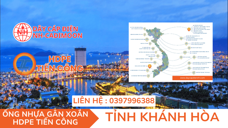 ỐNG NHỰA GÂN XOẮN HDPE TIẾN CÔNG TẠI TỈNH KHÁNH HÒA