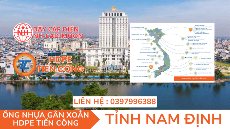 ỐNG NHỰA GÂN XOẮN HDPE TIẾN CÔNG TẠI TỈNH NAM ĐỊNH