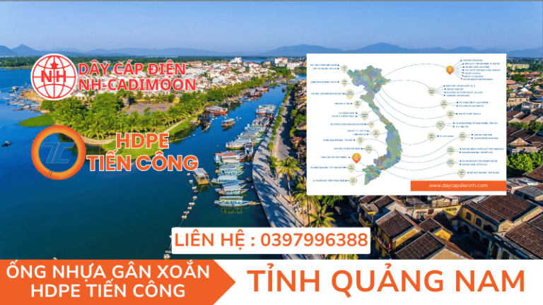 ỐNG NHỰA GÂN XOẮN HDPE TIẾN CÔNG TẠI TỈNH QUẢNG NAM