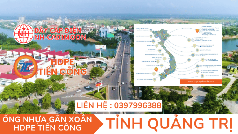 ỐNG NHỰA GÂN XOẮN HDPE TIẾN CÔNG TẠI TỈNH QUẢNG TRỊ