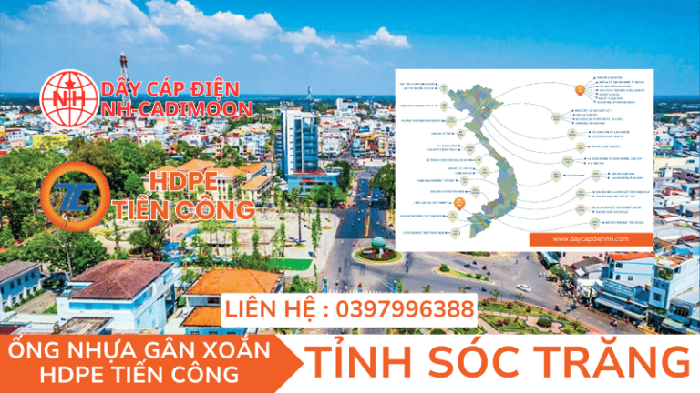 ỐNG NHỰA GÂN XOẮN HDPE TIẾN CÔNG TẠI TỈNH SÓC TRĂNG