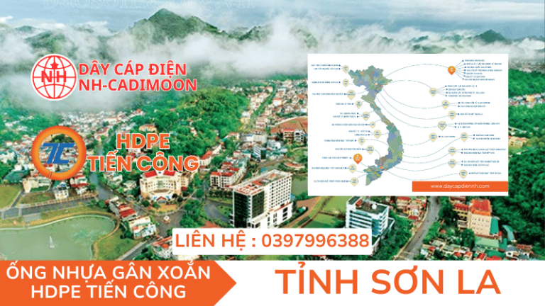 ỐNG NHỰA GÂN XOẮN HDPE TIẾN CÔNG TẠI TỈNH SƠN LA