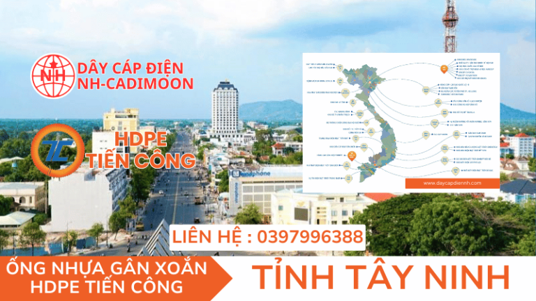 ỐNG NHỰA GÂN XOẮN HDPE TIẾN CÔNG TẠI TỈNH TÂY NINH