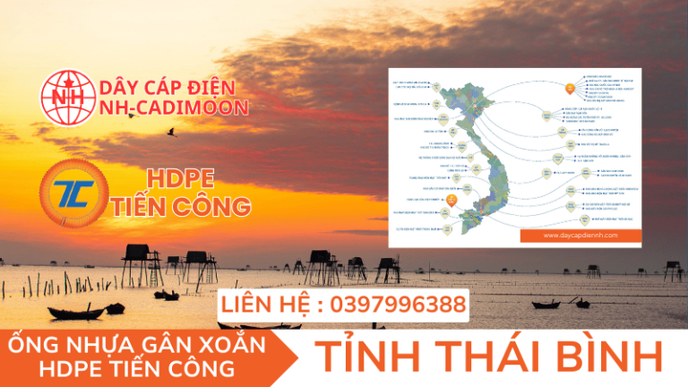 ỐNG NHỰA GÂN XOẮN HDPE TIẾN CÔNG TẠI TỈNH THÁI BÌNH