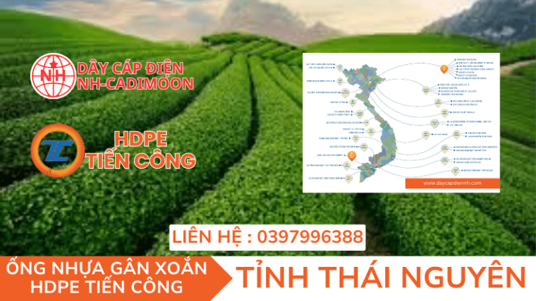 ỐNG NHỰA GÂN XOẮN HDPE TIẾN CÔNG TẠI TỈNH THÁI NGUYÊN