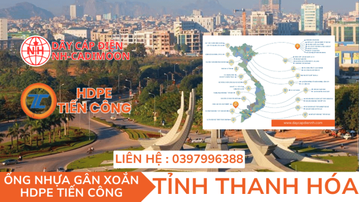 ỐNG NHỰA GÂN XOẮN HDPE TIẾN CÔNG TẠI TỈNH THANH HÓA