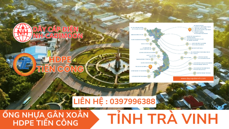 ỐNG NHỰA GÂN XOẮN HDPE TIẾN CÔNG TẠI TỈNH TRÀ VINH