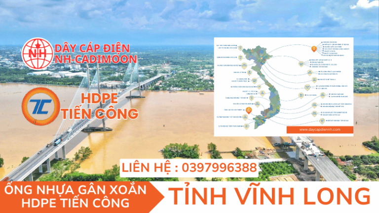 ỐNG NHỰA GÂN XOẮN HDPE TIẾN CÔNG TẠI TỈNH VĨNH LONG